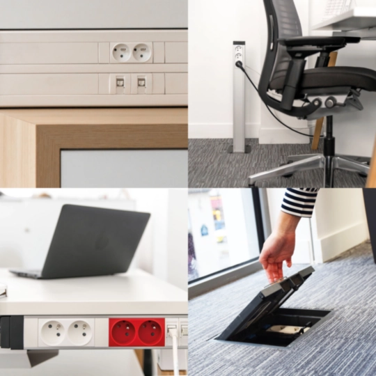 Image Equi­pe­ment du poste de travail du produit Hager France | Hager France