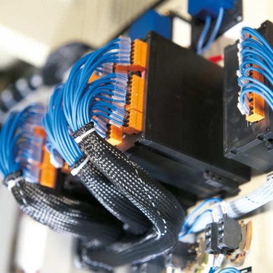 Accessoires de câblage Image de la catégorie