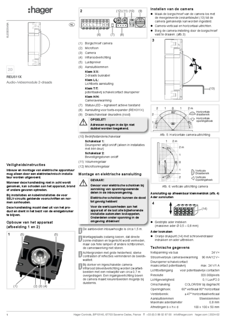 Afbeelding Handleiding nl-NL 2015-05-15 | Hager Nederland