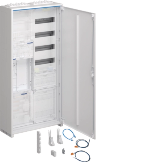 ZB32SET16LK - Komplettschrank,univ.Z,1 ZP,BKE-I,APZ,zRfZ,VT4,1100x550x205 mm,16 mm²,ESA,IP44