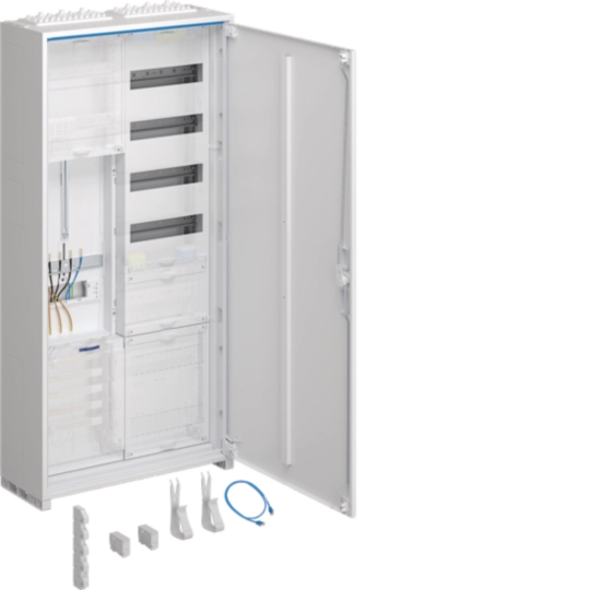 ZB323N16 - Komplettschrank,univ.Z,1 ZP,3-P.,APZ,zRfZ,VT4,1100x550x205mm,16 mm²,ESA,IP44