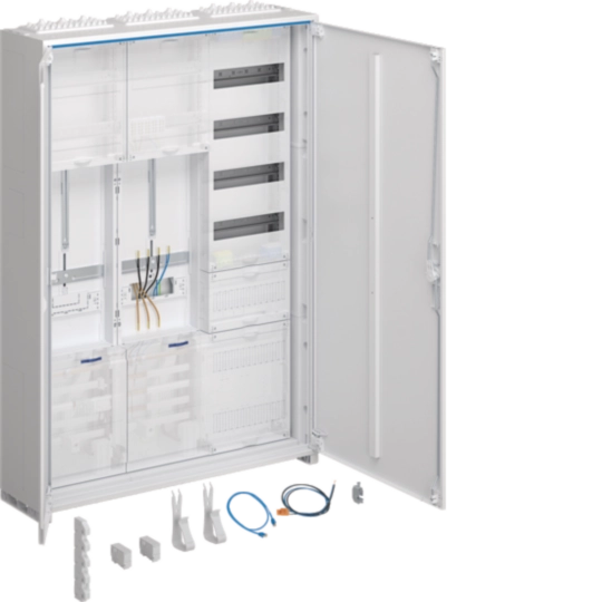 ZB332U16LS - Komplettschrank,univ.Z,1 ZP,SG,3-P.,APZ,zRfZ,VT4,1100x550x205 mm,16 mm²,ESA,IP44