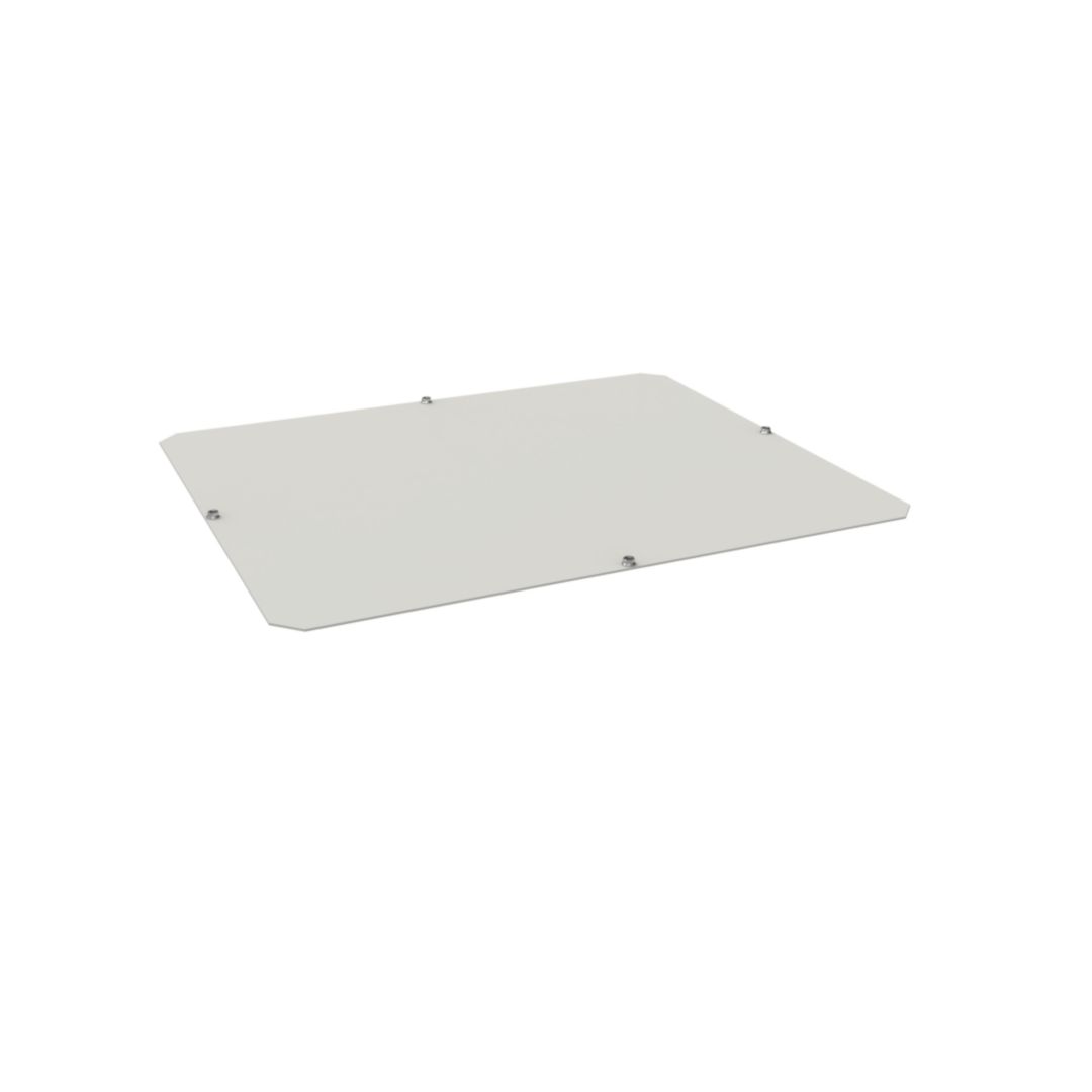 Alsó/felső kábelbevezető lemez galvanizált acél 450mm x 1.5mm QuadroEvo Hager