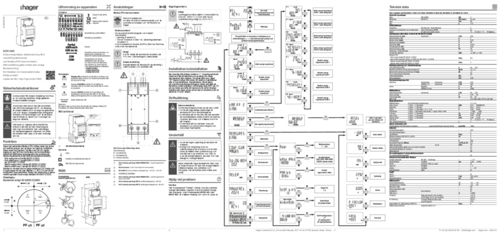 Bild Manual sv-SE, nn-NO 2024-01-16 | Hager Sverige