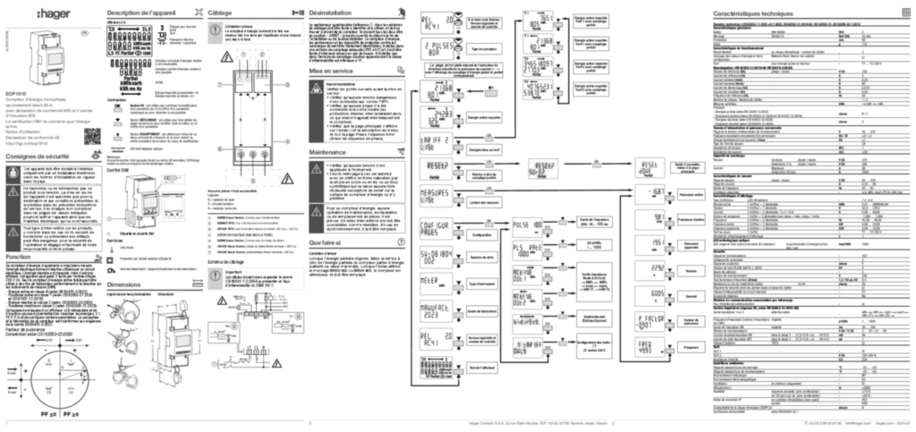 Image Installer Leaflet ECR181D | Hager Suisse