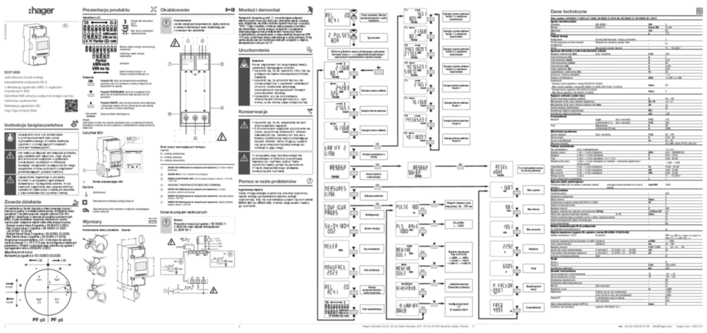 Zdjęcie Instrukcja obsługi ar, pl-PL 2024-01-17 | Hager Polska