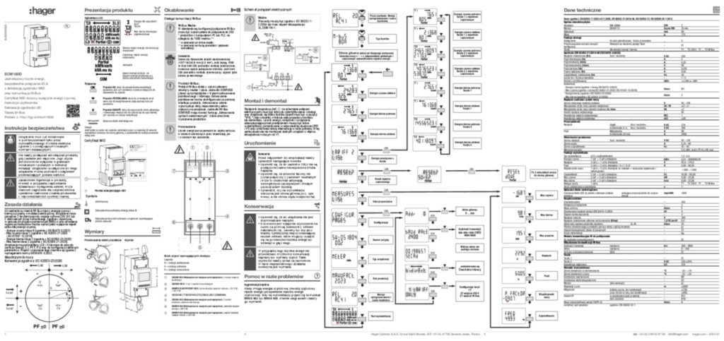 Zdjęcie Instrukcja obsługi pl-PL, ar 2024-01-17 | Hager Polska