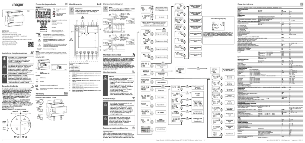 Zdjęcie Instrukcja obsługi pl-PL, ar 2024-01-31 | Hager Polska