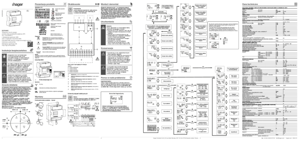 Zdjęcie Instrukcja obsługi pl-PL, ar 2024-01-31 | Hager Polska
