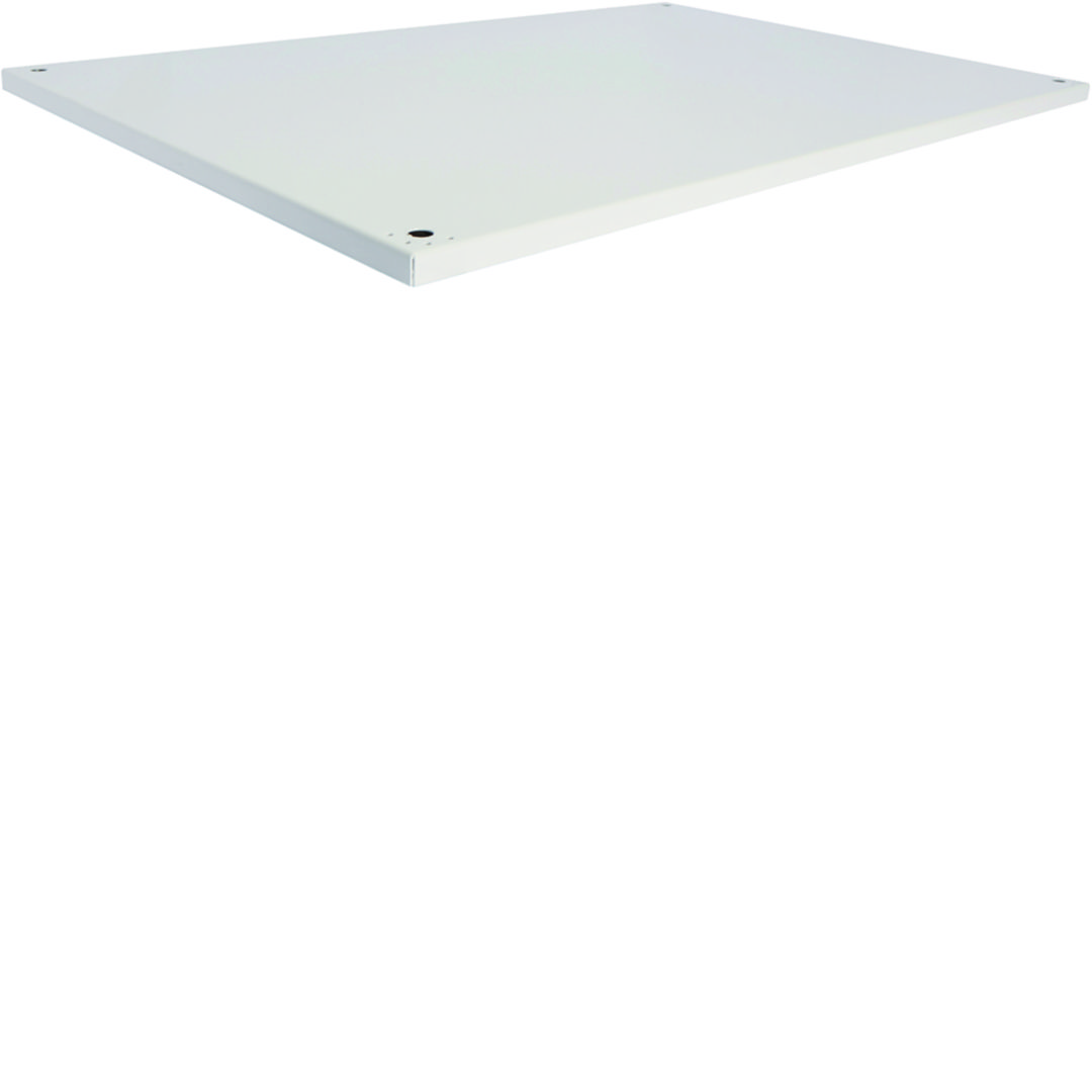 Alsó/felső takarólemez teli lakkozott acél 900mm x 18mm x 600mm Quadro+ Hager