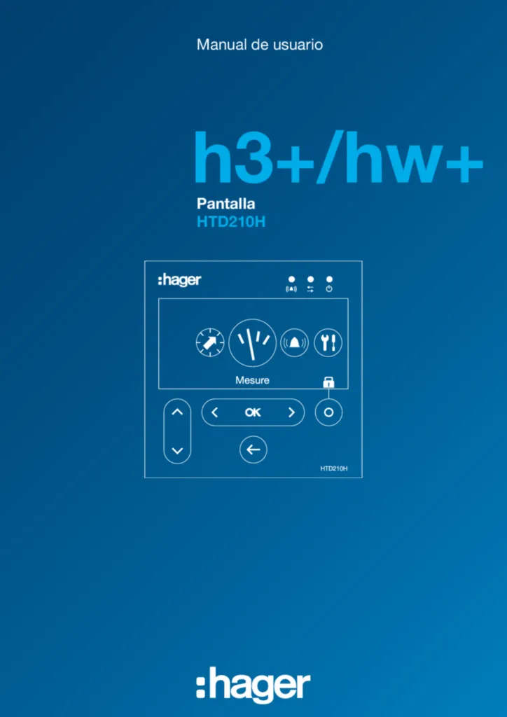 Imagen User manual | Hager España