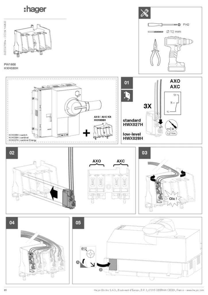 Imagen Manual de instrucciones International 2024-05-28 | Hager España