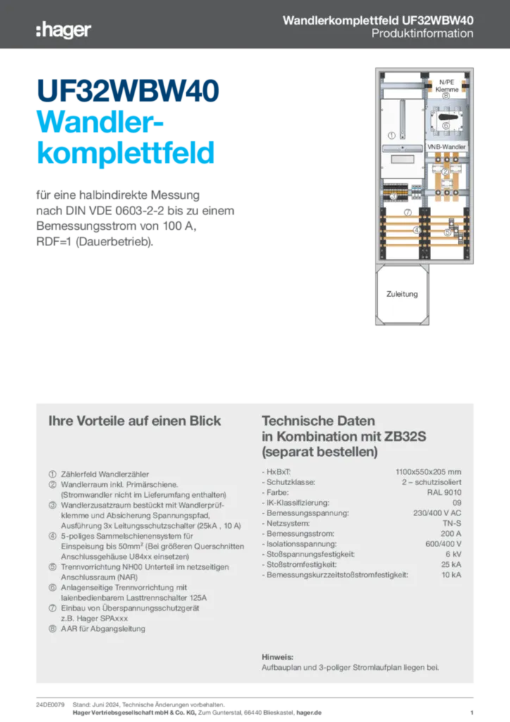 Bild UF32WBW40 | Hager Deutschland