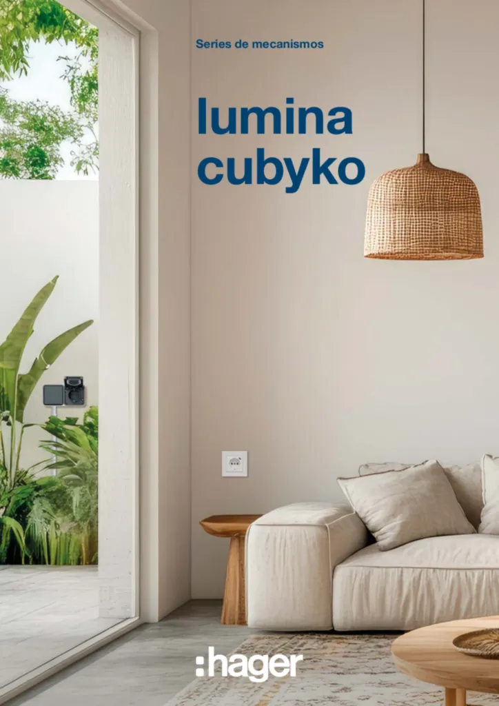 Imagen Folleto series de mecanismos lumina y cubyko | Hager España