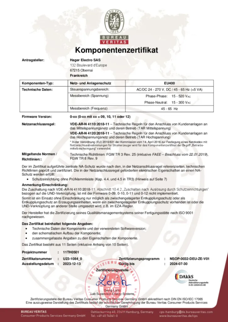 Image Licence de produit International 2023-12-13 | Hager Suisse