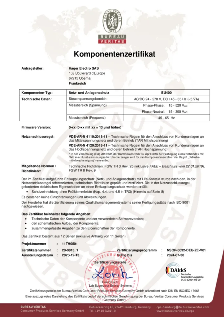 Image Licence de produit International 2023-12-13 | Hager Suisse