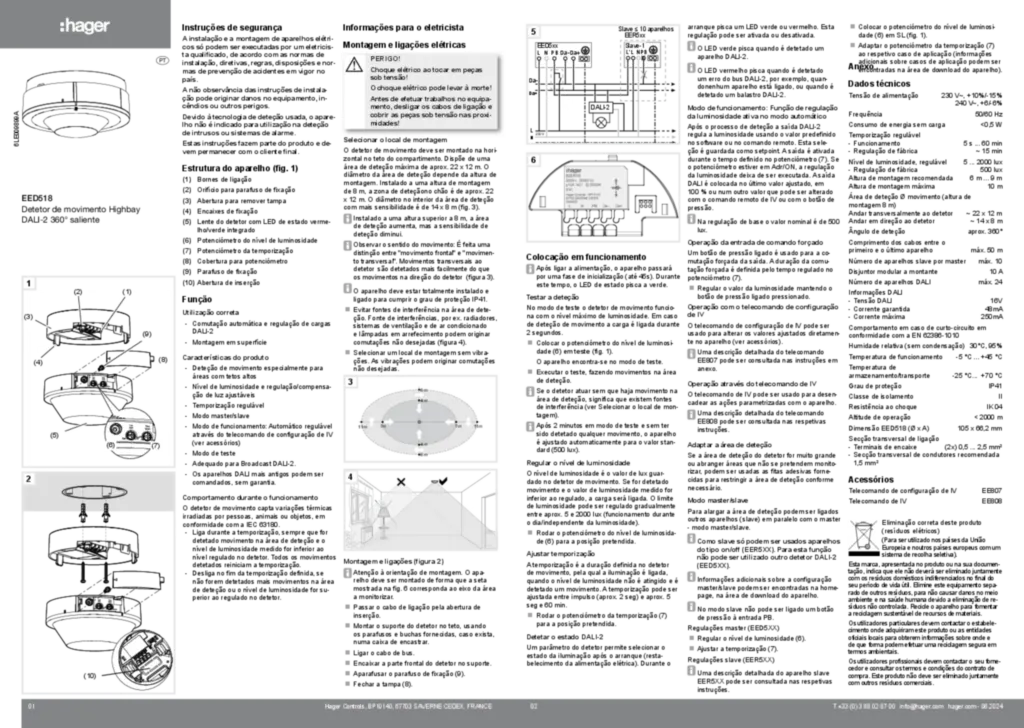 Imagem Manual de instalação pt-PT 2024-06-05 | Hager Portugal