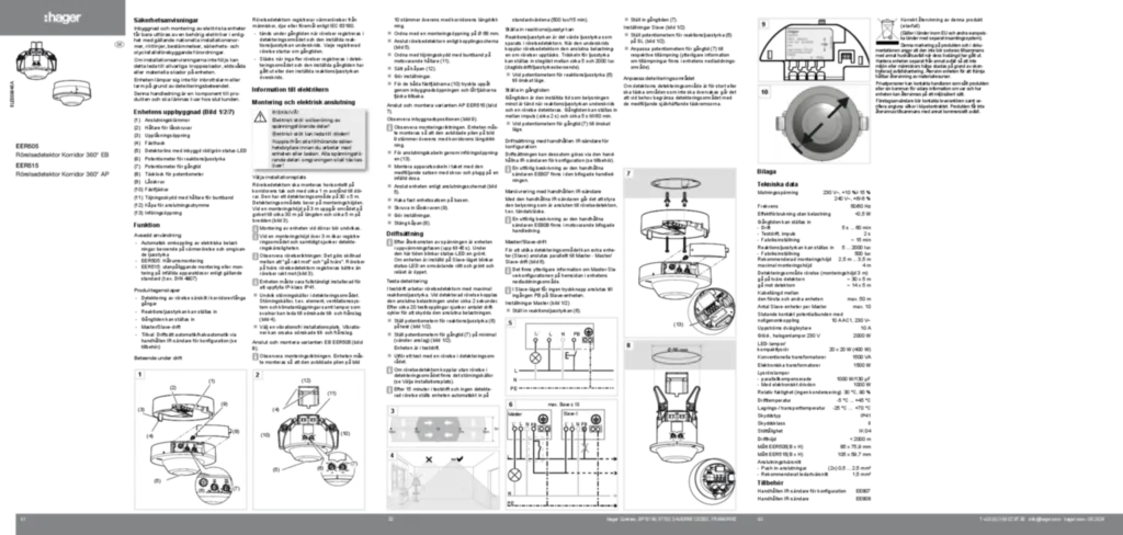 Bild Installationshandbok sv-SE 2024-06-05 | Hager Sverige