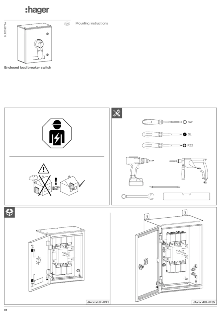 Image Instruction manual en-GB 2022-01-18  | Hager