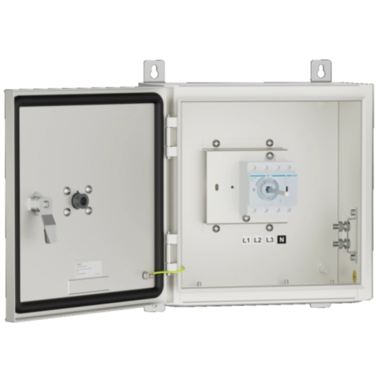 JAB406S-IP65 - Enclosed LBS,63A,TPSN,IP65