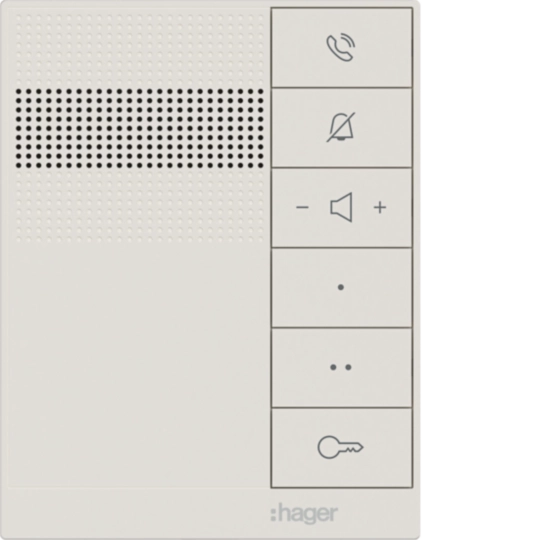 RTQ620X - Innenstation audio, IP über 2-Draht, Freisprechen, intercom speak, weiß