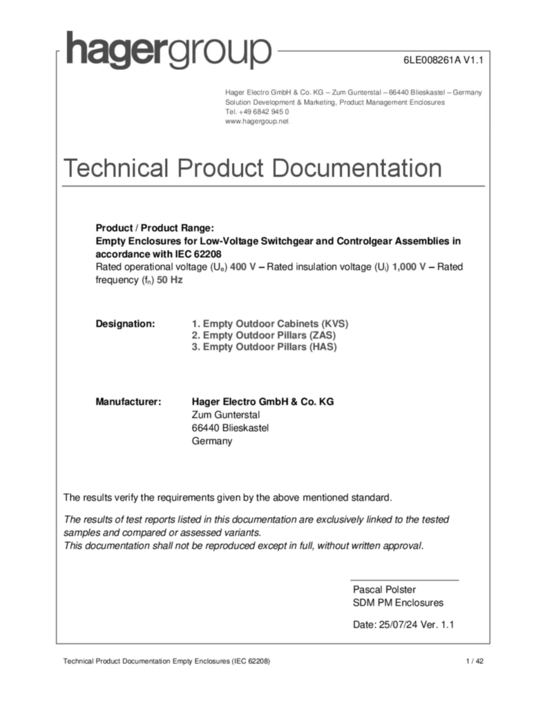 Afbeelding Productgegevensblad en-GB 2024-07-25 | Hager Nederland