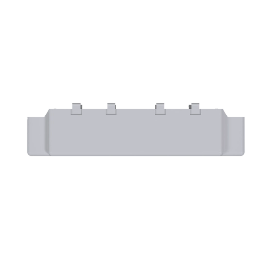 BKGDFLFGR2Q - Boîte d'encastrement pour 2 gang 45x45 et 1 gang FLF Gr. II Transversale