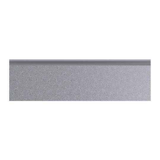 BKB3002 - Blind-Oberteil, Abdeckung Bodenkanal mit Bürstenleiste BKB 300x80 mit 1m Länge