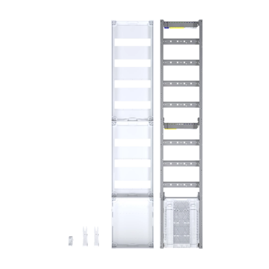 ZU59VT7APZ2 - Verteilerfeld, univers Z, Höhe 1350mm, 7-reihig, 1-feldig, mit APZ unten