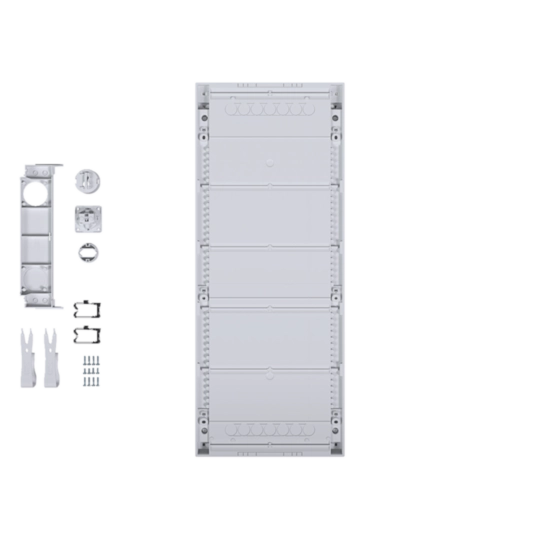 VA603WWH - Hybrid, volta, Aufputz, 36PLE, 1 Montageplatte, Steckdose und Kunststofftür