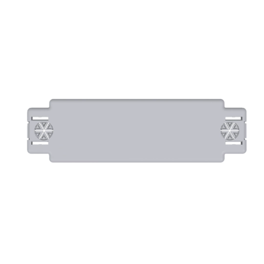 BKGDFLFGR2Q - Boîte d'encastrement pour 2 gang 45x45 et 1 gang FLF Gr. II Transversale