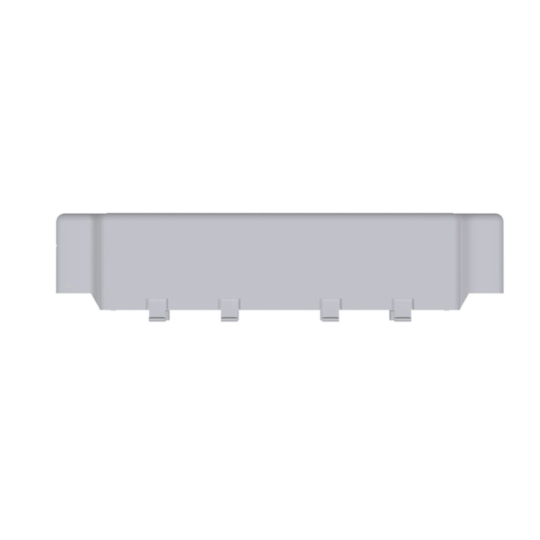 BKGDFLFGR2Q - Boîte d'encastrement pour 2 gang 45x45 et 1 gang FLF Gr. II Transversale