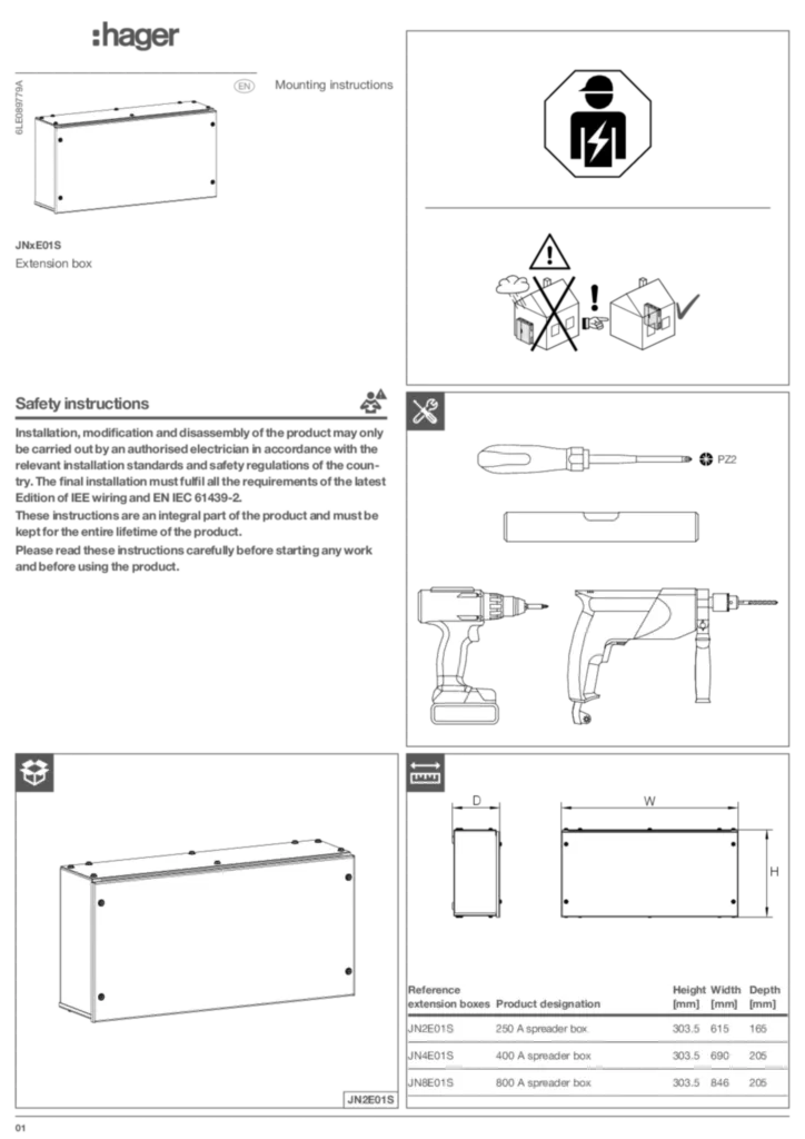 Image Instruction manual en-GB 2022-01-18  | Hager