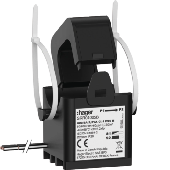 SRR04005B - Klappwandler SC2 28mm 400/5A 2.2VA Klasse 1