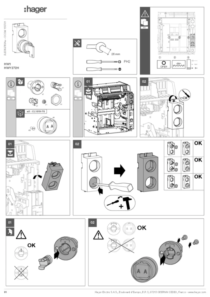 Image Instruction manual International 2024-09-02  | Hager Australia