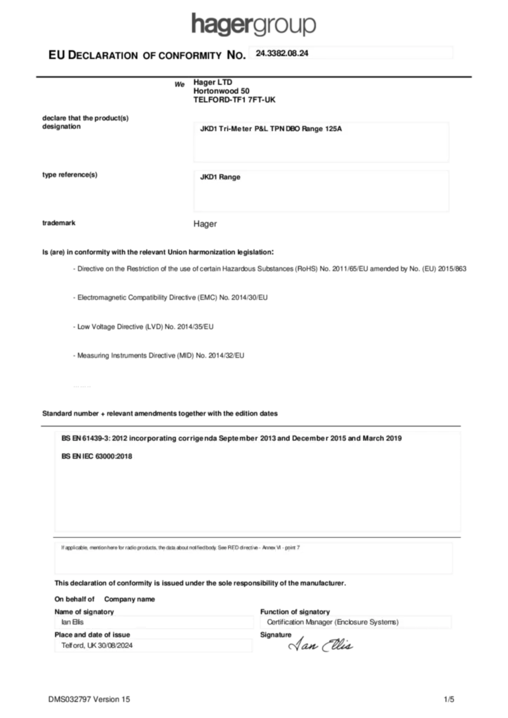 Image Declaration of conformity en-GB 2024-08-28  | Hager