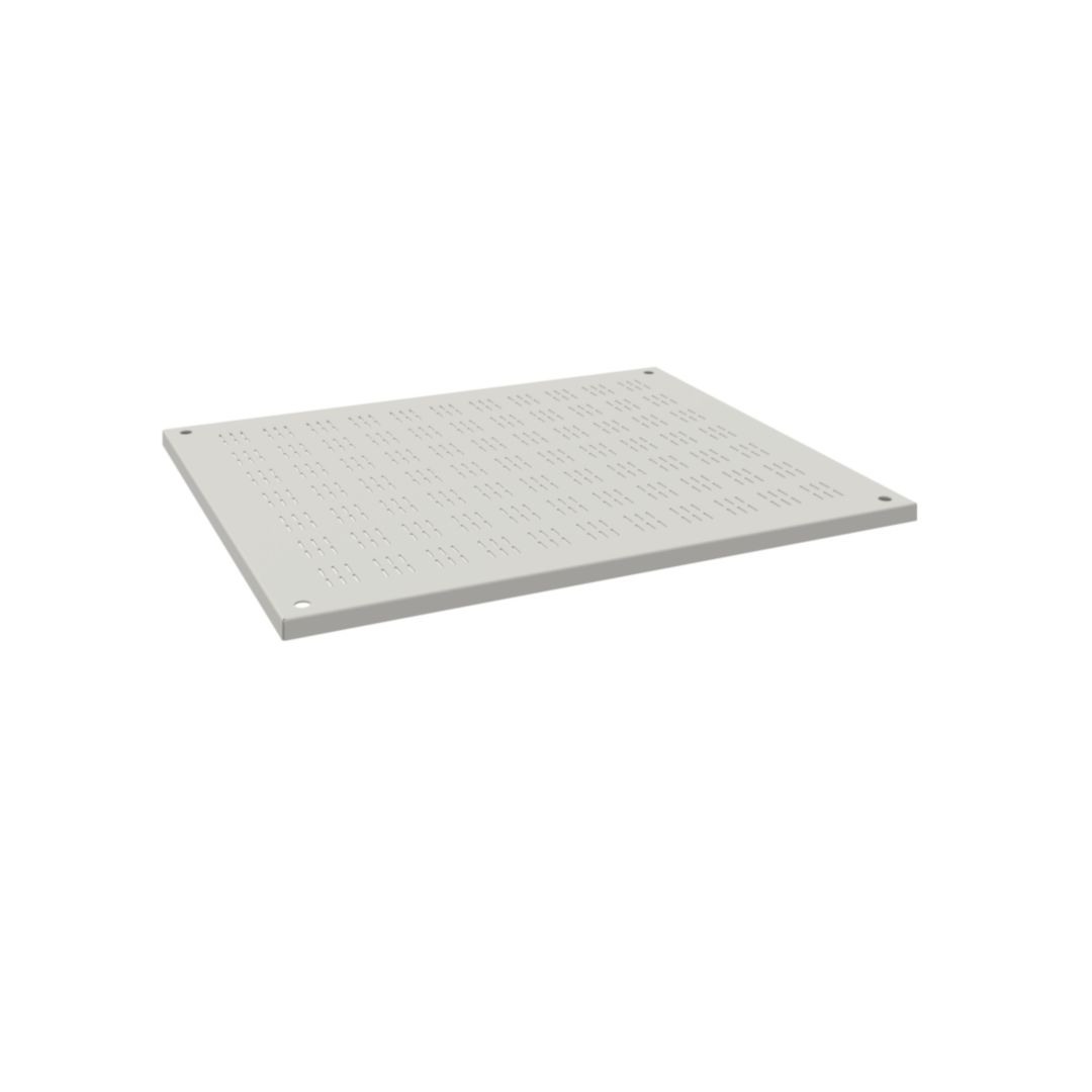 Tetőlemez szellőzőnyílásokkal IP30 porszórt acél 1000mm x 20mm x 800mm fehér QuadroEvo Hager