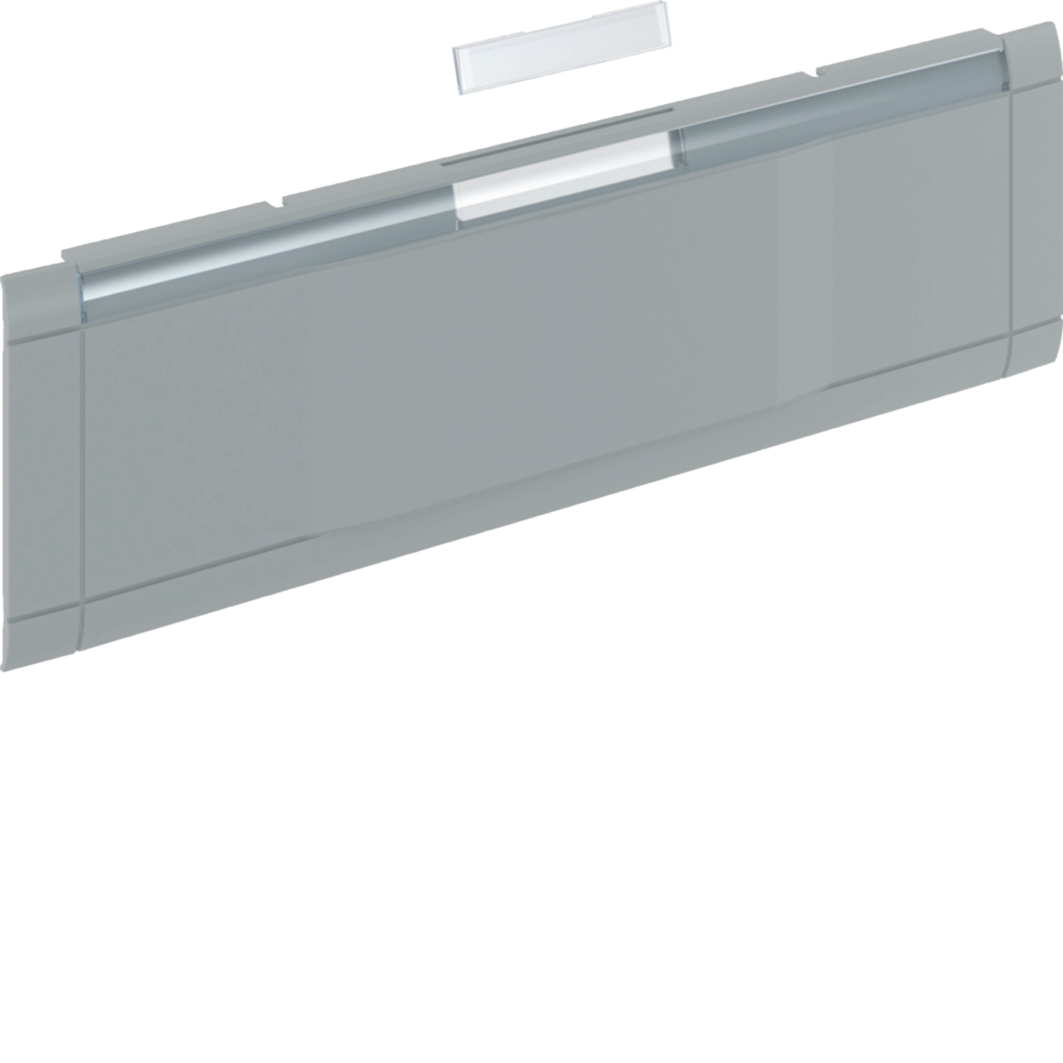 Modularblende GKEV03, OT80, Blind und Beschriftungsfeld, alu