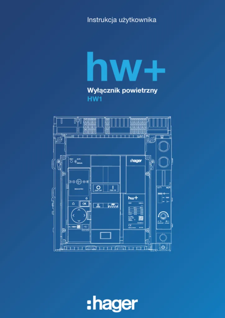 Zdjęcie PL_6LE007331A_Wyłącznik powietrzny_HW1_Instrukcja użytkownika | Hager Polska