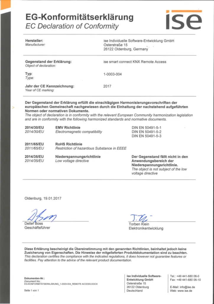 Bild Konformitätserklärung en-GB 2024-10-31 | Hager Deutschland