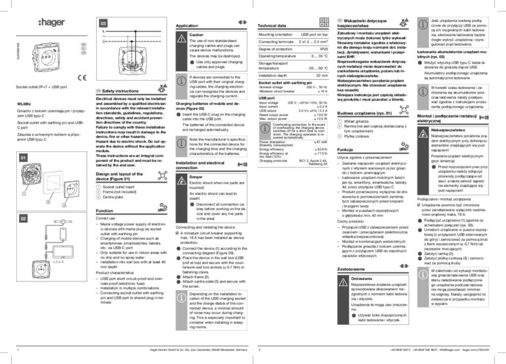 Zdjęcie Instrukcja obsługi en-GB, pl-PL, cs-CZ 2024-09-20 | Hager Polska