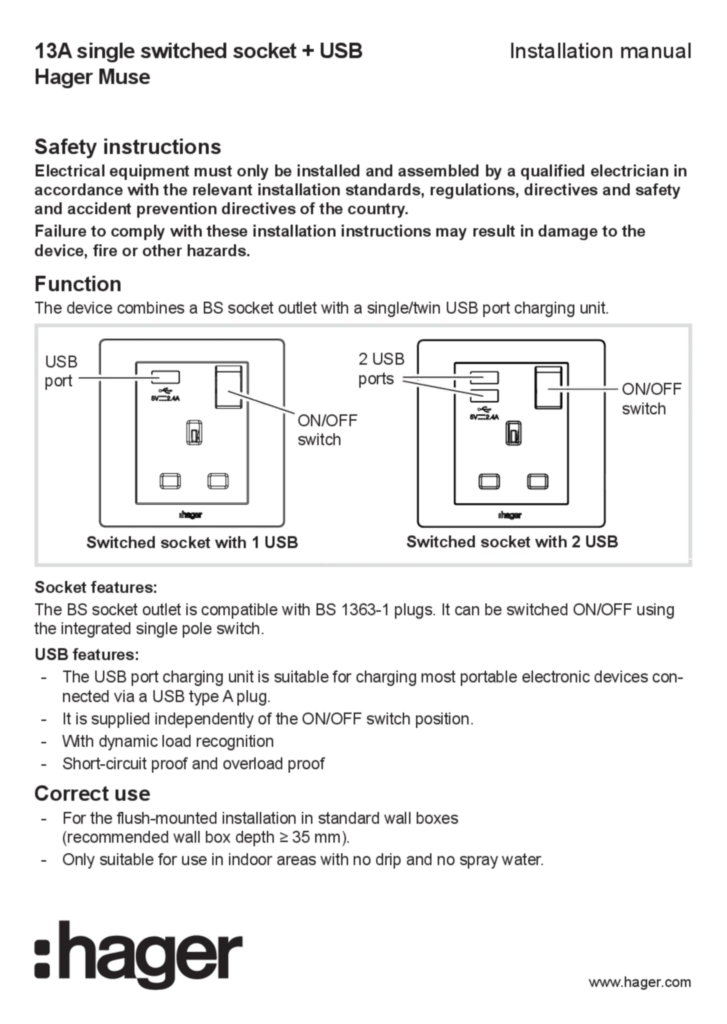 Image Installation manual en-GB 2020-04-24  | Hager