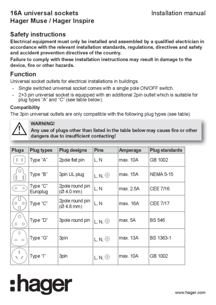 Image Installation manual en-GB 2019-01-21  | Hager