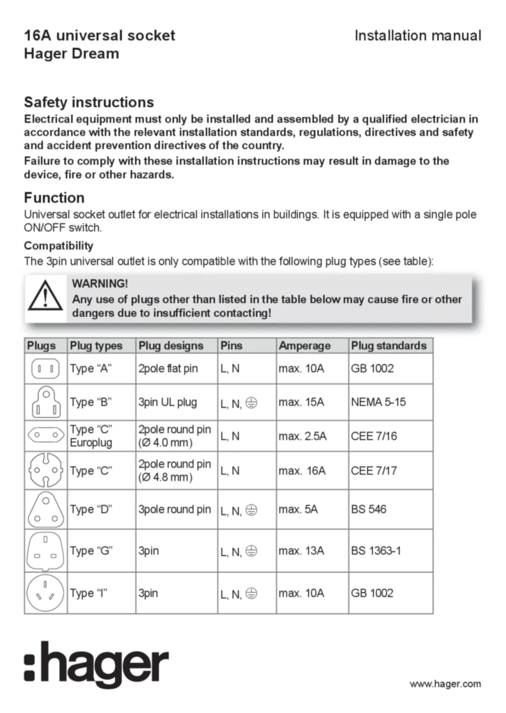 Image Installation manual en-GB 2019-04-11  | Hager Africa