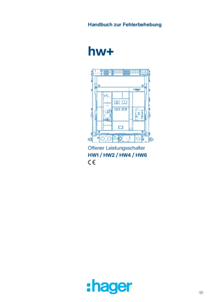 Bild Handbuch zur Fehlerbehebung | Hager Schweiz