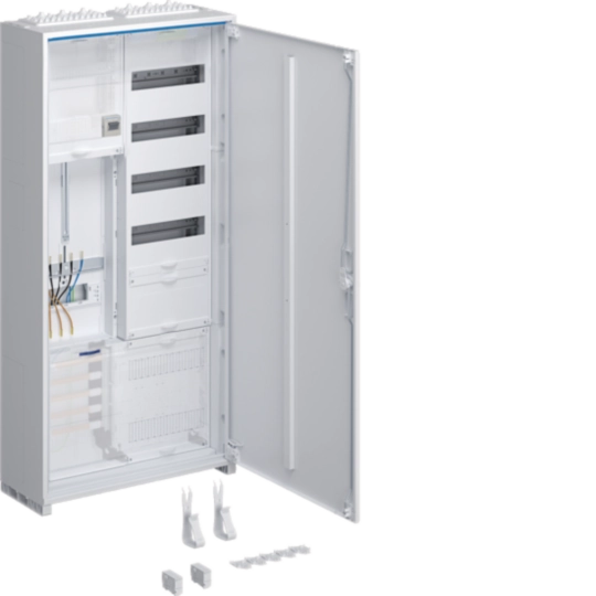 ZB323N16T - Komplettschrank,univ.Z,1 ZP,3-P.,APZ,zRfZ,VT4,1100x550x205mm,16 mm²,ESA,IP44