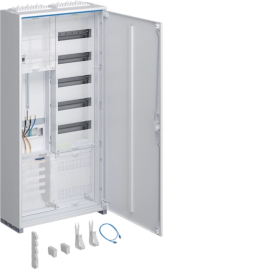 ZB323T15T - Komplettschrank universZ 1100x550x205mm SchutzklasseII IP44 1ZP/VF-5rh/APZ 2feld