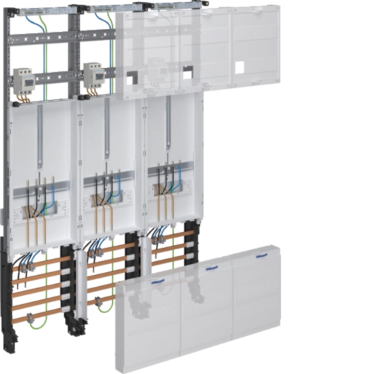 ZL33X4T - Komplettfeld, universZ, 1050mm, 3ZP, 3-feld, Ausf. NRW SH MV N-sachsen EON-Mitte