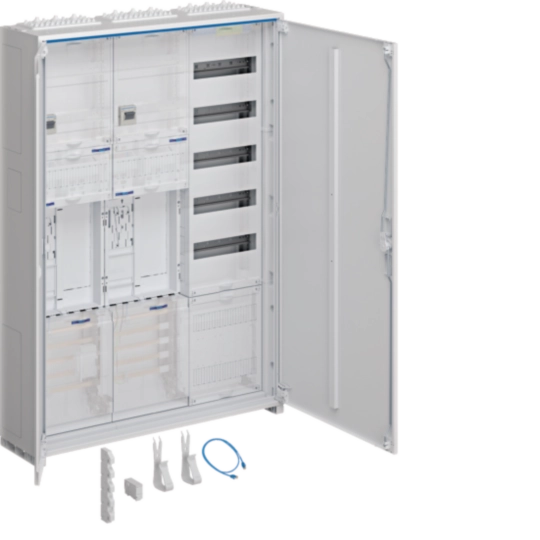 ZB33ET225W1T - Komplettschrank, univers Z, 2 ZP, BKE-I, APZ, VT5, H=1100mm, 3-feld., ESA