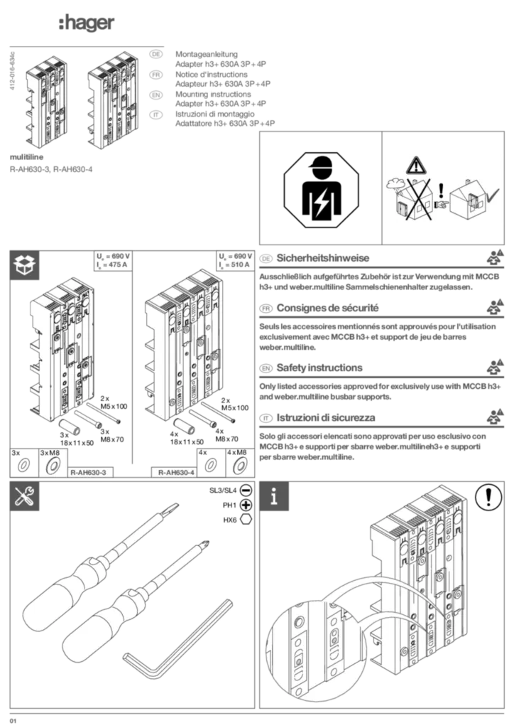 Image Mode d'emploi de-CH, en-GB, fr-CH, it-CH 2022-10-10 | Hager Suisse